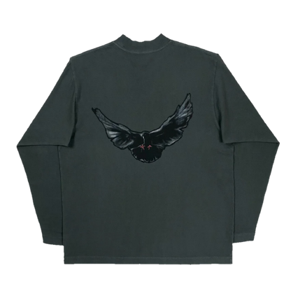 YZY GAP BALENCIAGA DOVE LONG SLEEVE DARK GREEN