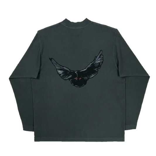 YZY GAP BALENCIAGA DOVE LONG SLEEVE DARK GREEN