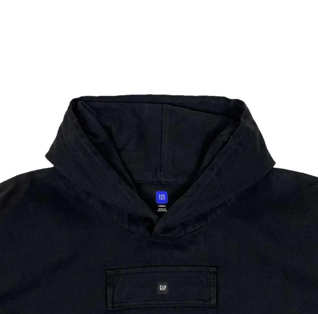 YZY GAP BALENCIAGA SATEEN ANORAK BLACK