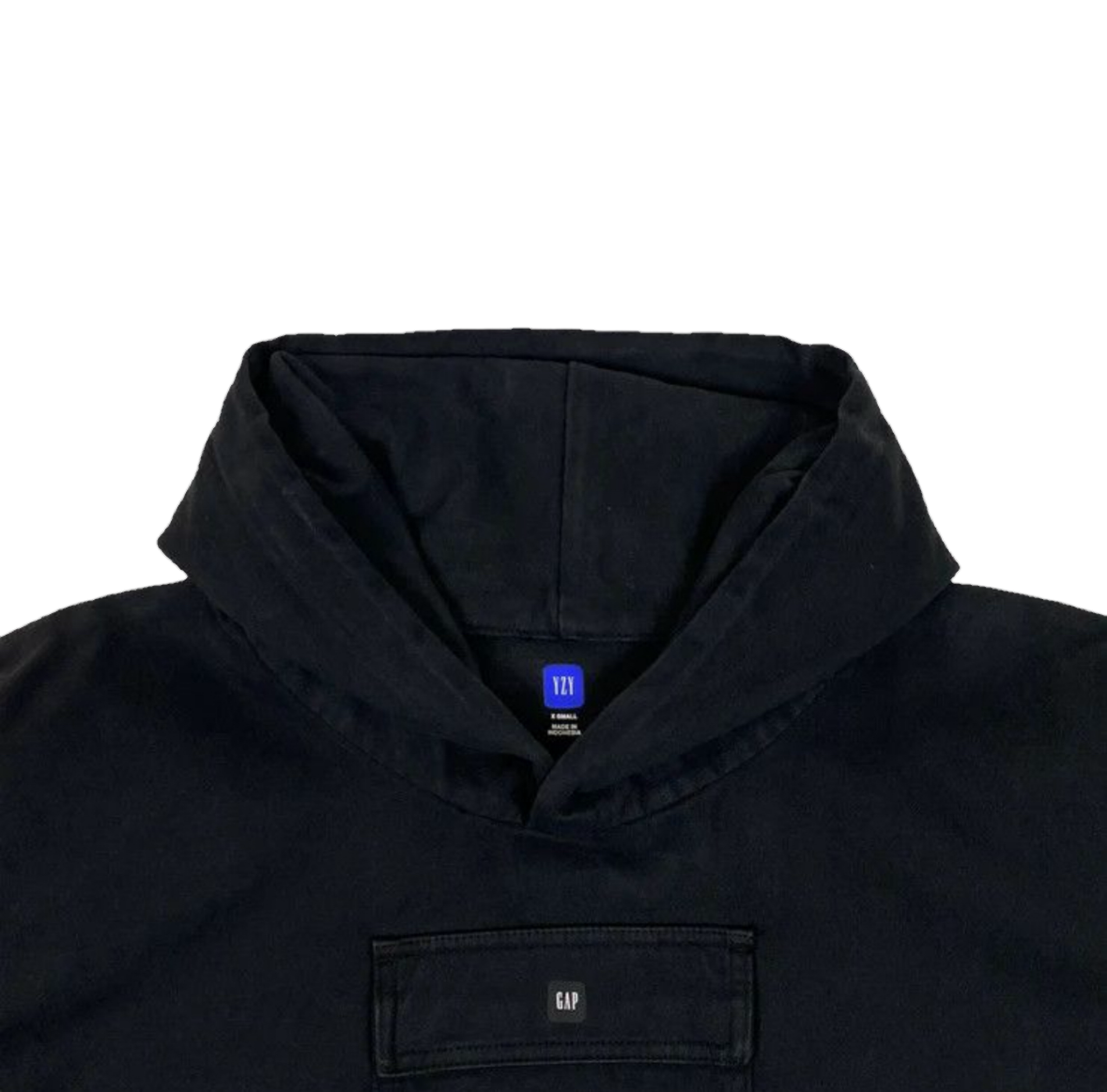 YZY GAP BALENCIAGA SATEEN ANORAK BLACK