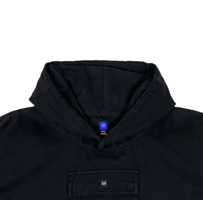 YZY GAP BALENCIAGA SATEEN ANORAK BLACK