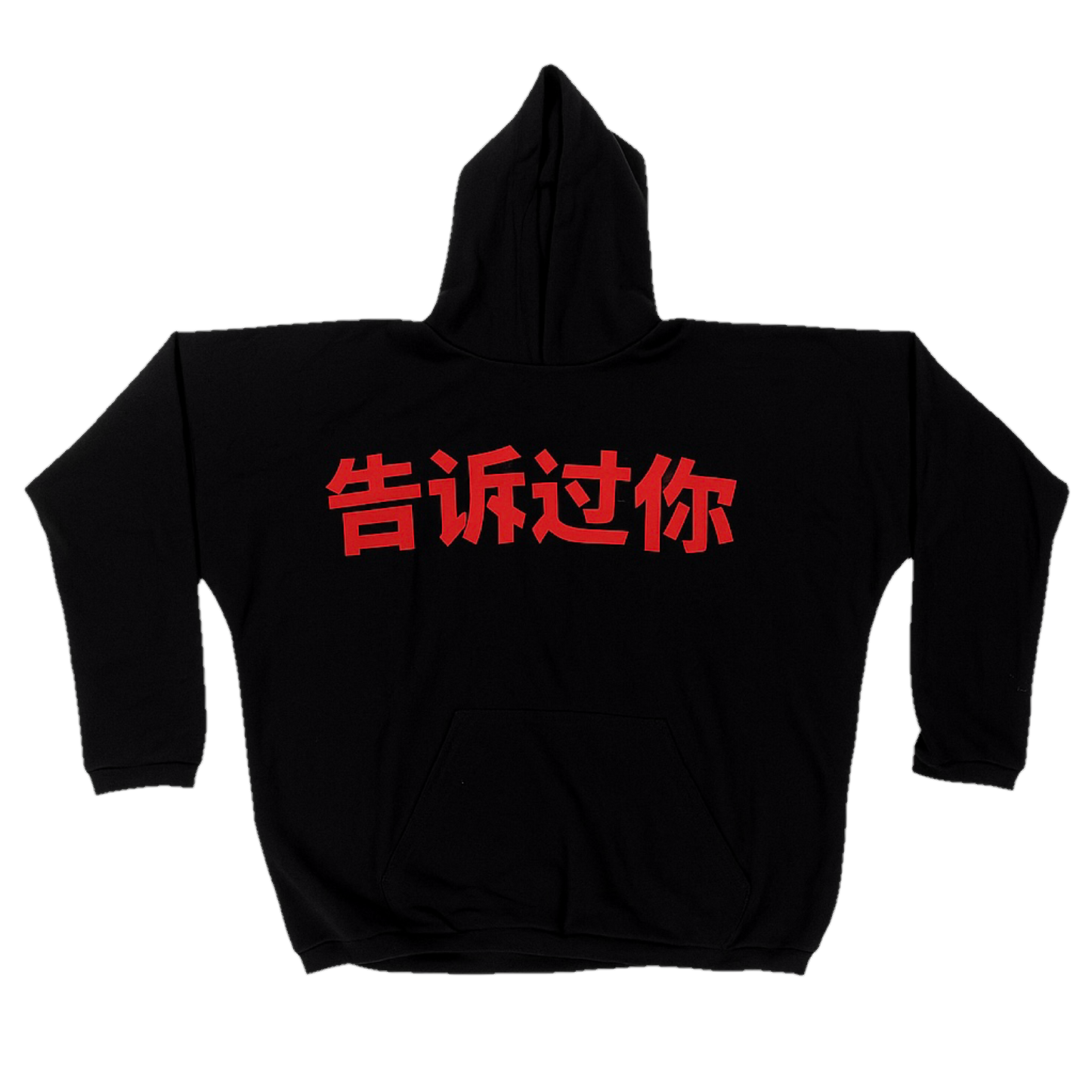 TOLD YOU HOODIE EXCLUSIVE CHINA MERCH