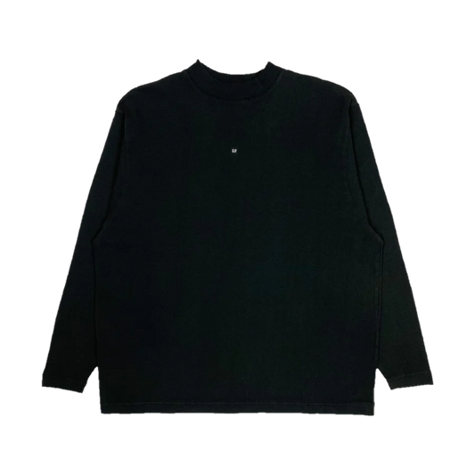 YZY GAP BALENCIAGA LOGO LONG SLEEVE BLACK