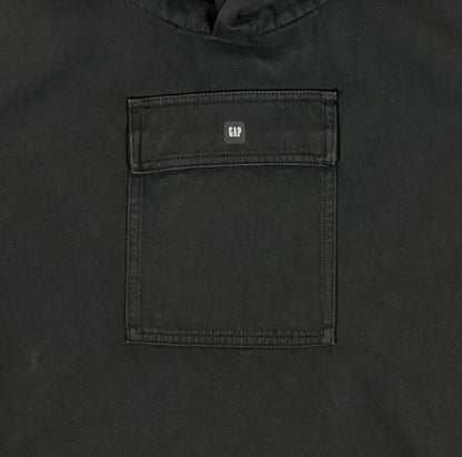 YZY GAP BALENCIAGA SATEEN ANORAK BLACK