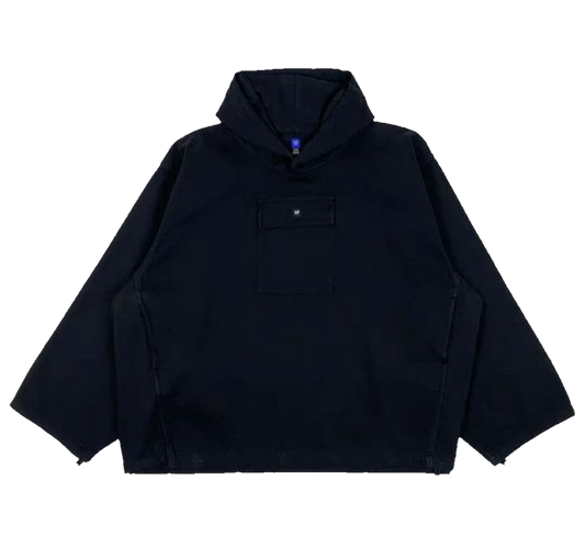 YZY GAP BALENCIAGA SATEEN ANORAK BLACK