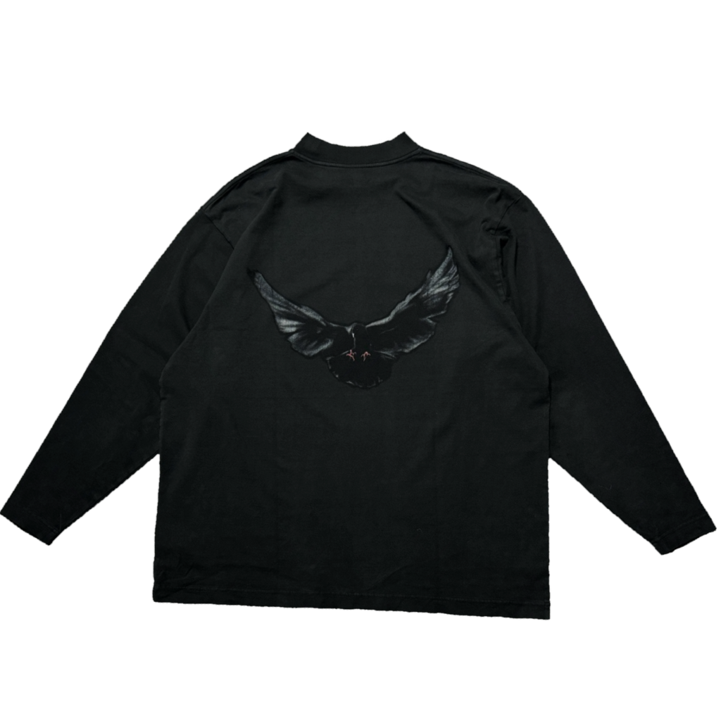 YZY GAP BALENCIAGA DOVE LONG SLEEVE BLACK