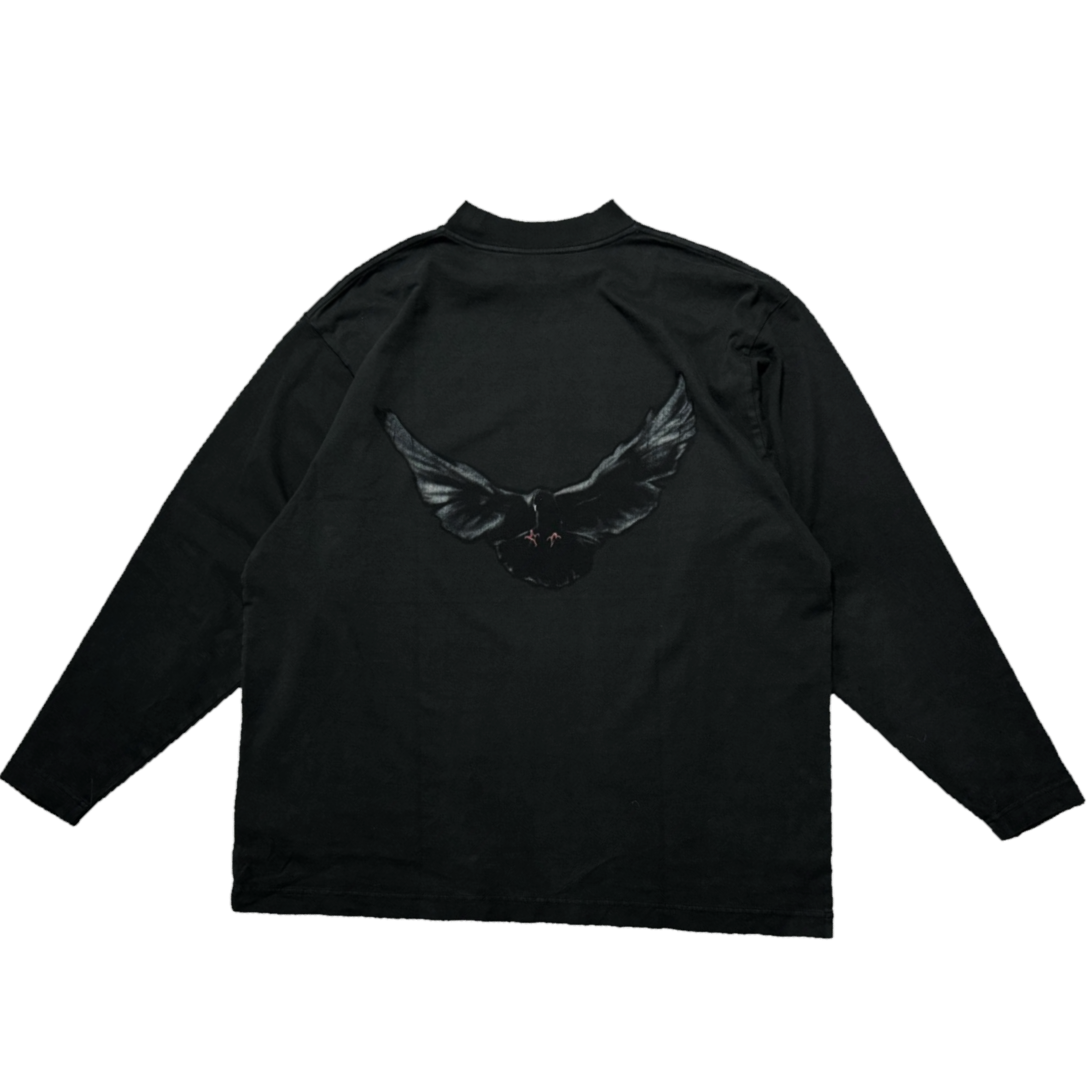YZY GAP BALENCIAGA DOVE LONG SLEEVE BLACK