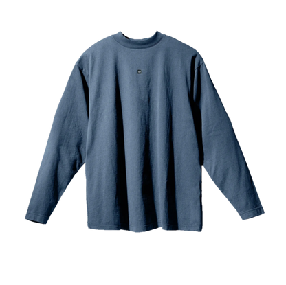 YZY GAP バレンシアガ ロゴ ロングスリーブ ダークブルー