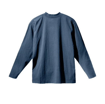 YZY GAP バレンシアガ ロゴ ロングスリーブ ダークブルー