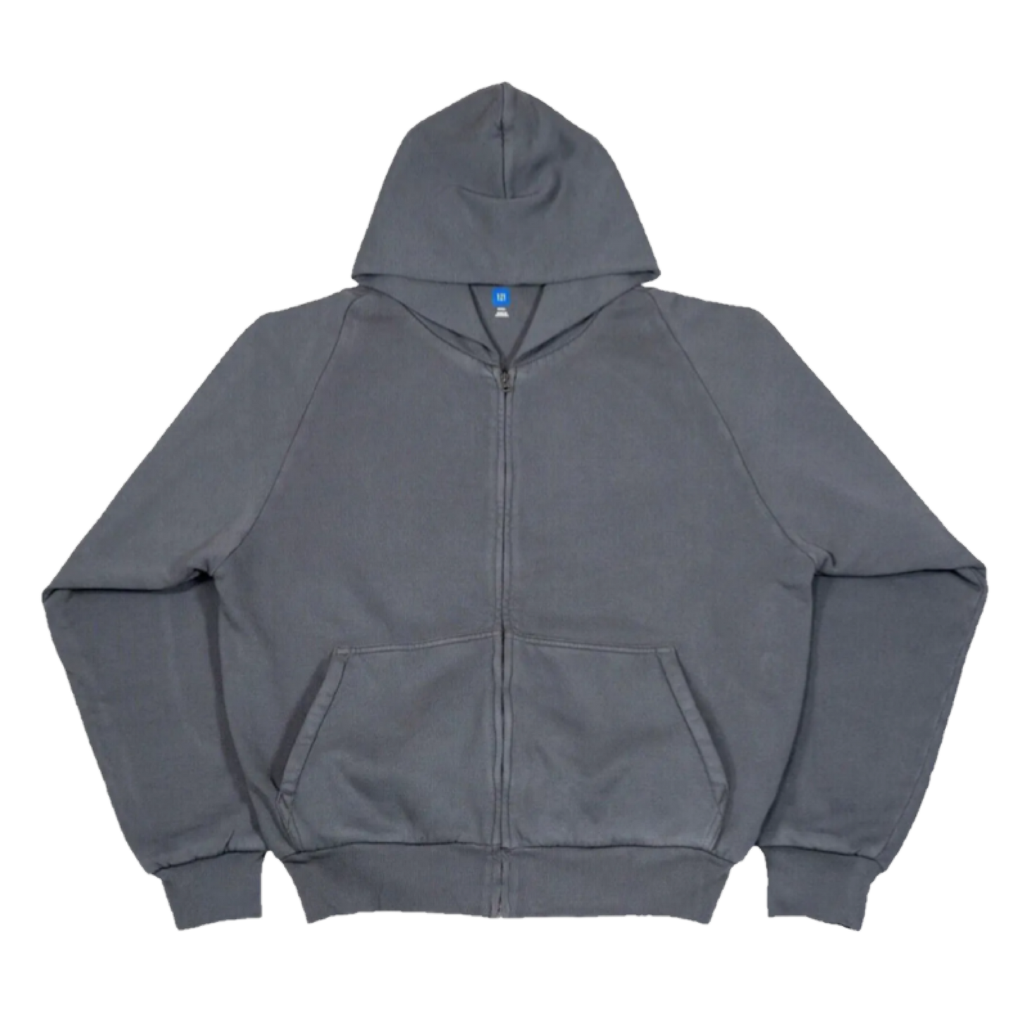 YZY GAP ZIP UP HOODIE DARK GREY